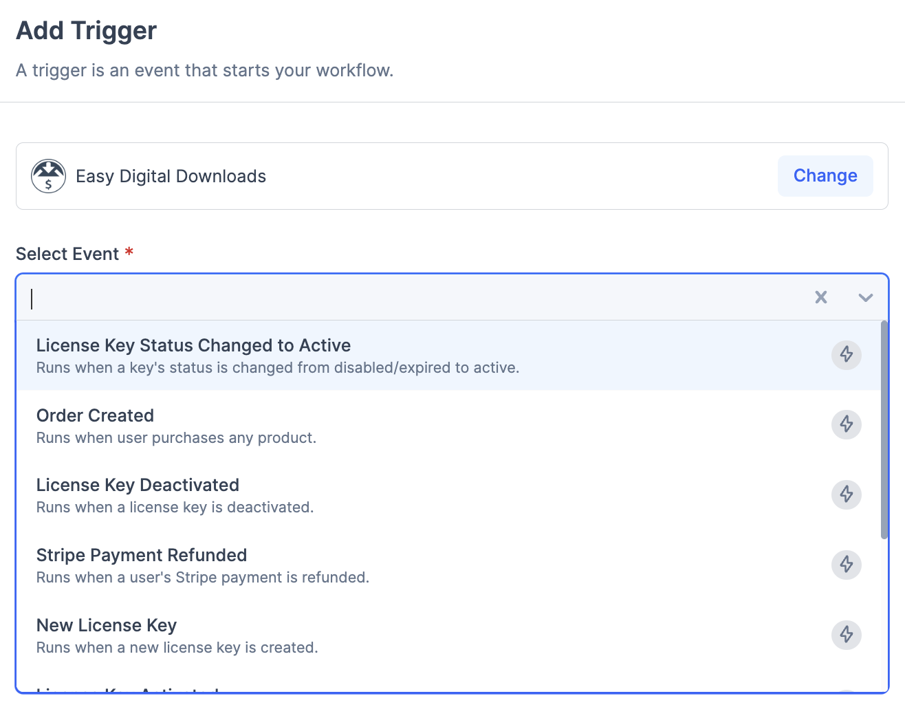 EasyDigitalDownloads-triggers