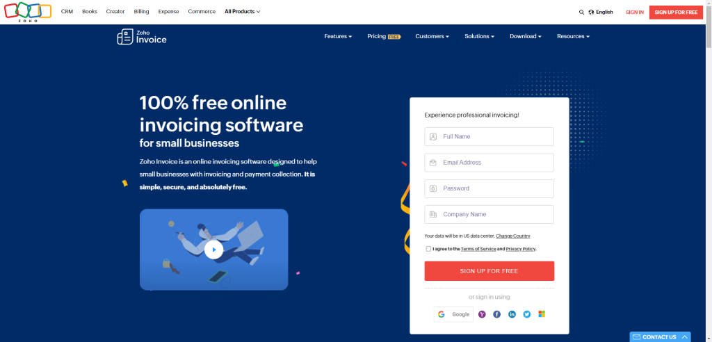 Zoho Invoice