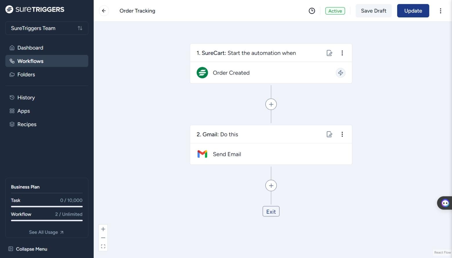 Order Tracking Workflow in OttoKit